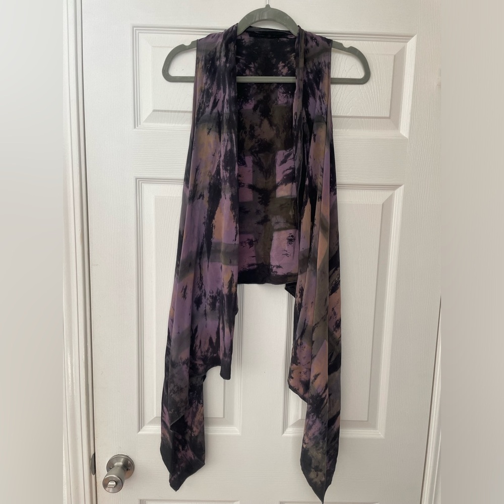 Silk Abstract Wrap/Shawl/Cape